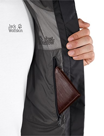 Jack Wolfskin Herren Wetterschutzjacke Arroyo Jacket Men, Black, XL, 1104292-6000005 - 4